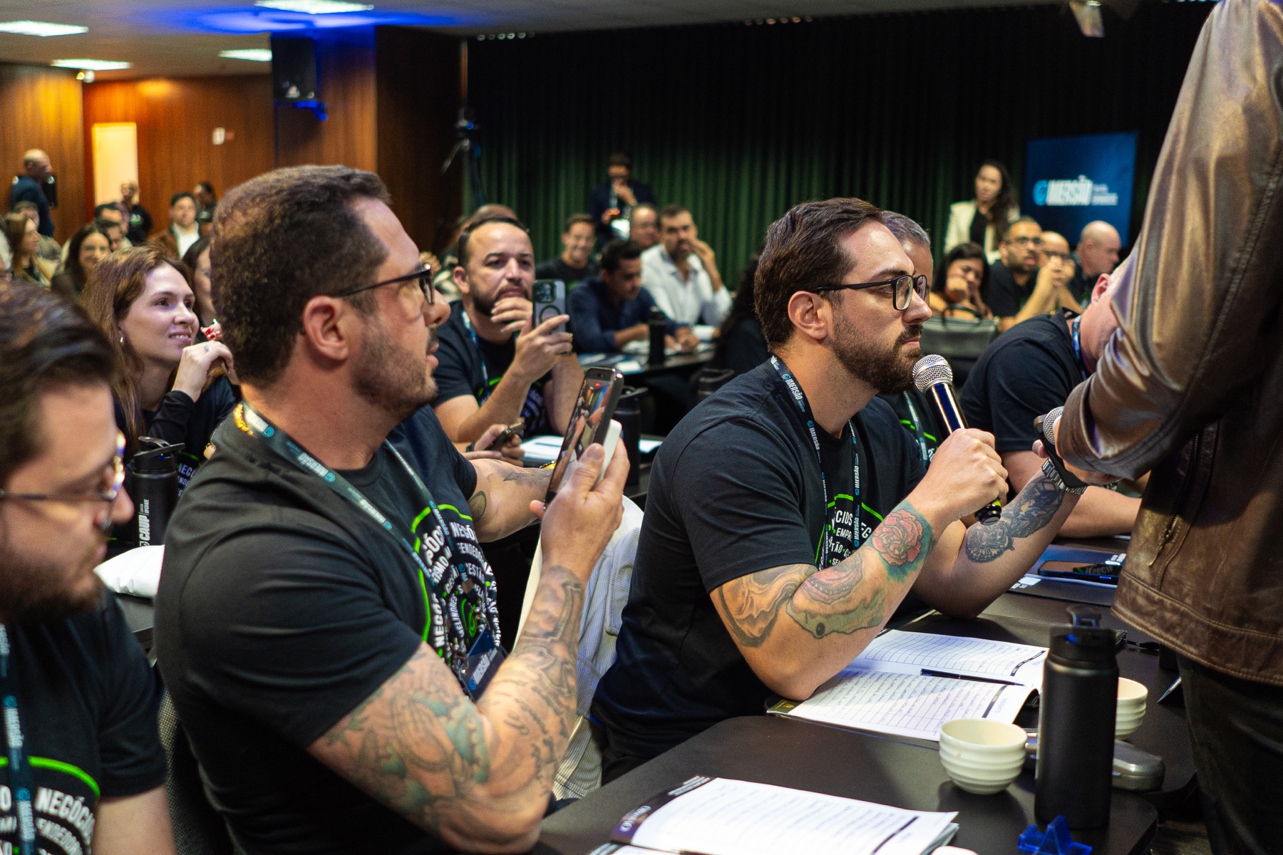 Empresários em turma presencial da Capital Upgrade