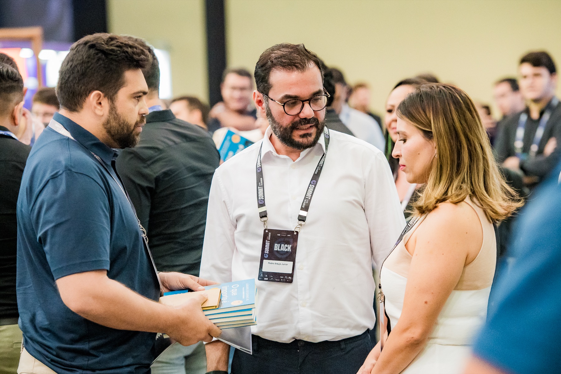Donos de empresa reunidos em evento da Capital Upgrade